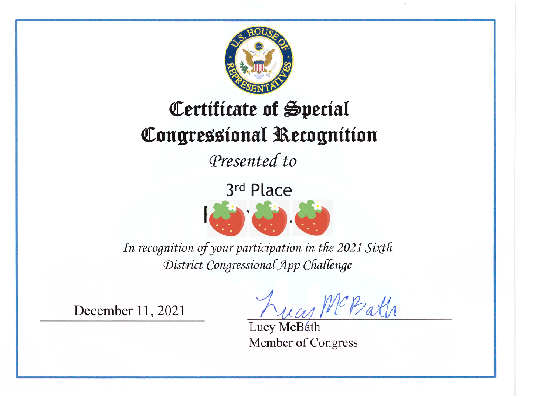 Certificate 2